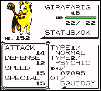 Girafarig More info
